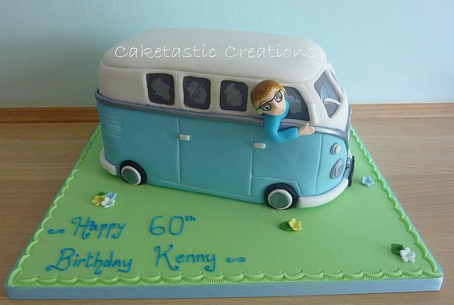 VW Campervan Cake - Decorated Cake by Caketastic - CakesDecor