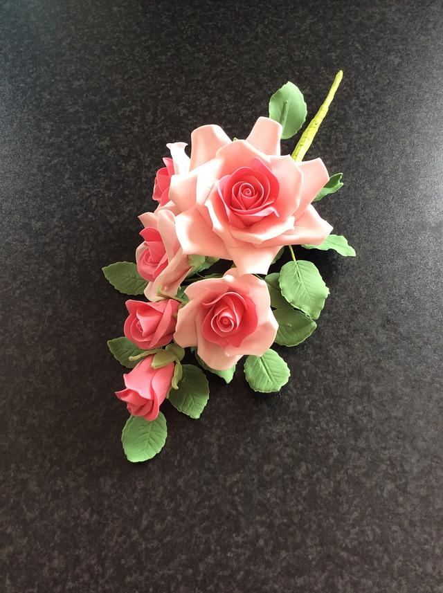 First EVER sugar flower spray... EVER!!! 😁 Decorated CakesDecor