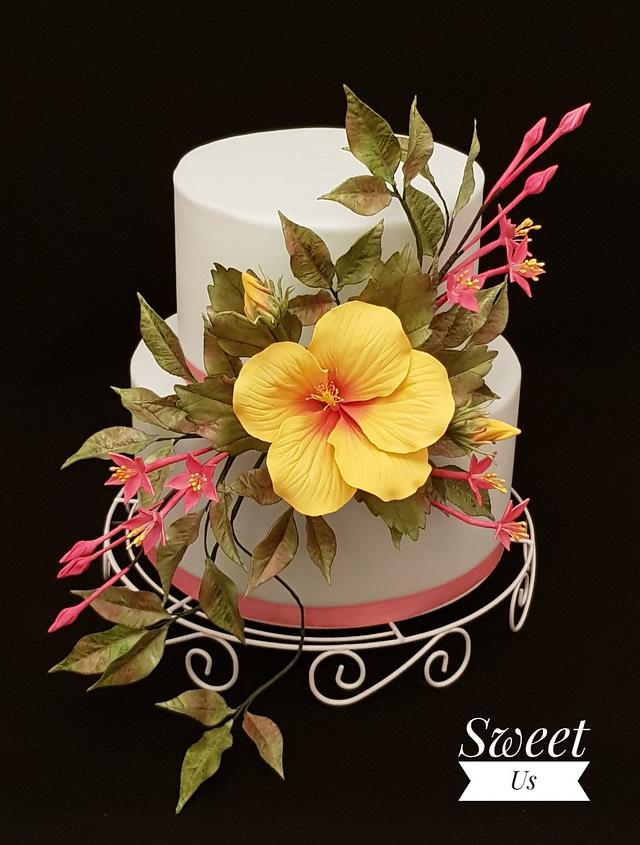 Sugar Flowers and Cakes in Bloom World Cancer Day Collaboration