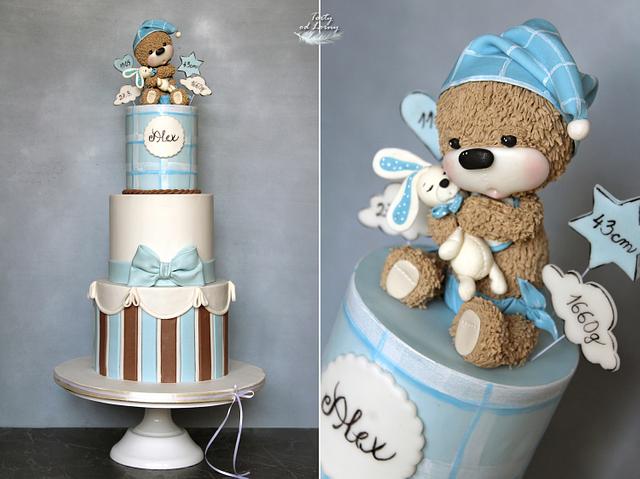 Little teddy bear - Decorated Cake by Lorna - CakesDecor