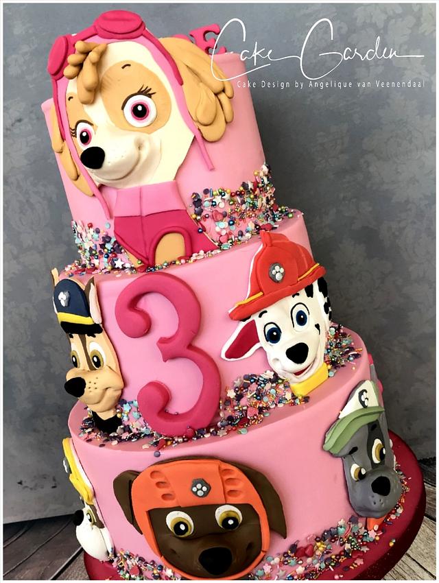 Skye Paw Patrol cake - Cake by Cake Garden - CakesDecor