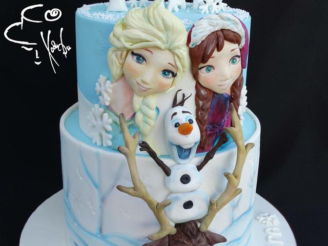 Frozen - Elsa and Anna, Olaf and Sven