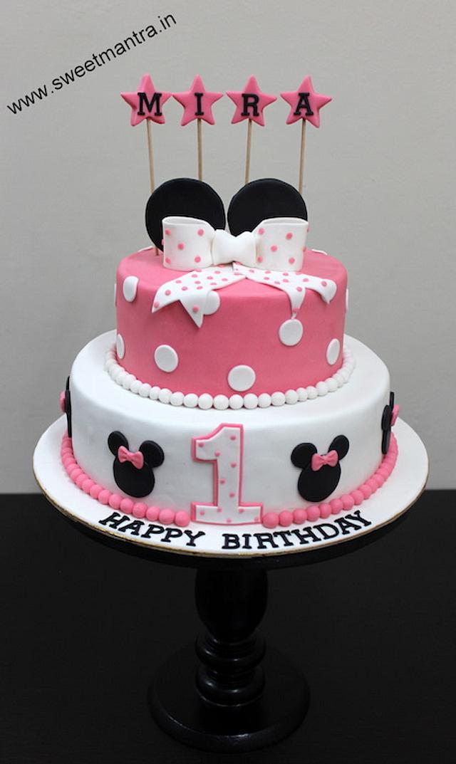 Minnie 2D Cake | Birthday Cake In Dubai | Cake Delivery – Mister Baker