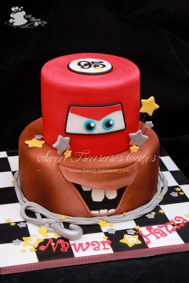 Cars Theme ( Disney) - cake by Sweet Treasures (Ann) - CakesDecor