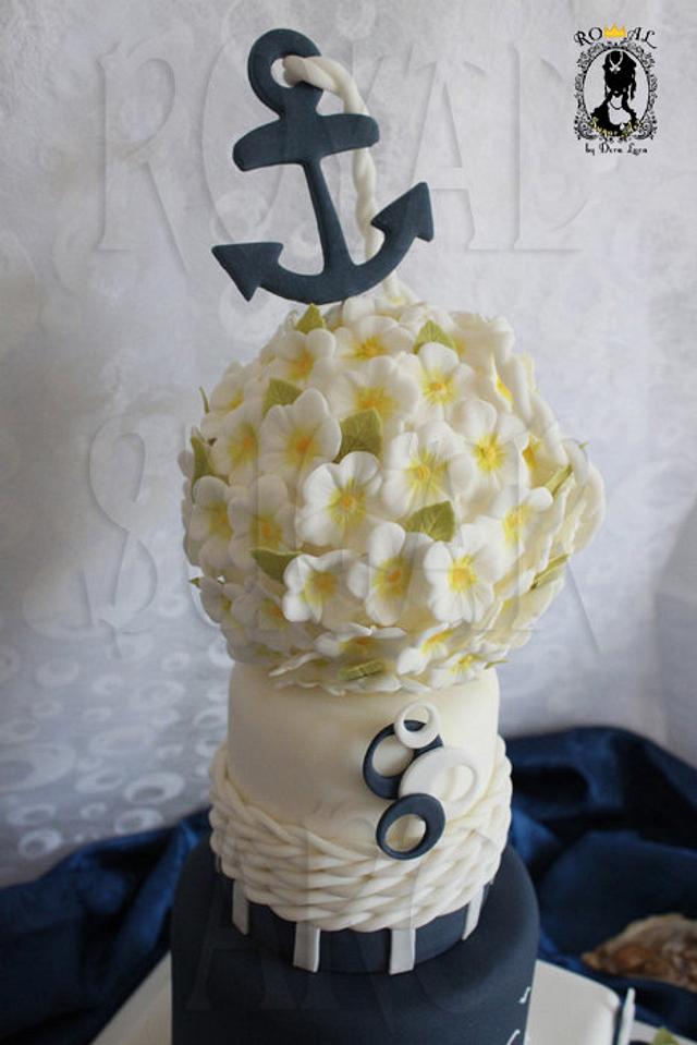 Marine Wedding - Cake by ARISTOCRATICAKES - cake design - CakesDecor