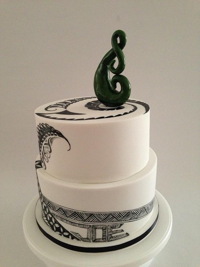 New Zealand/Samoan cake Cake by Caroline Nagorcka CakesDecor