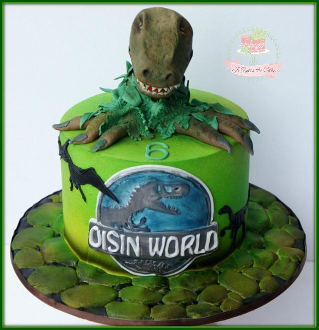 Jurassic World - Decorated Cake by Jo Finlayson (Jo Takes - CakesDecor