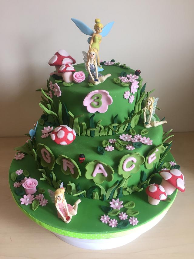 Fairy garden - Decorated Cake by Hazel - CakesDecor
