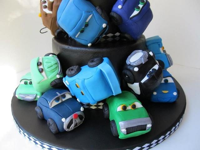 Cars 2nd birthday cake - Cake by Denise Frenette - CakesDecor