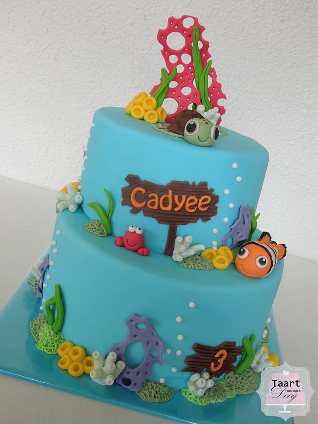 Finding Nemo Cake - Decorated Cake By Taart Van Eigen - Cakesdecor