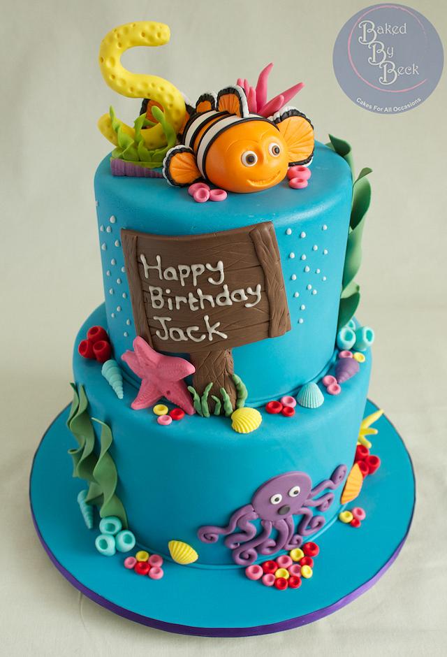 Nemo Birthday Cake - Decorated Cake by Baked By Beck - CakesDecor