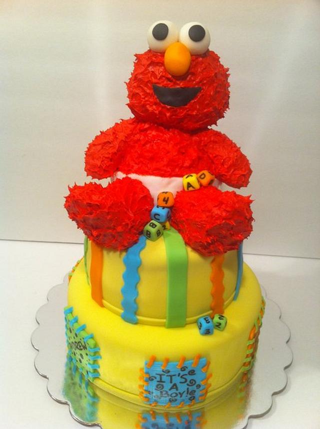 Elmo Babyshower Cake