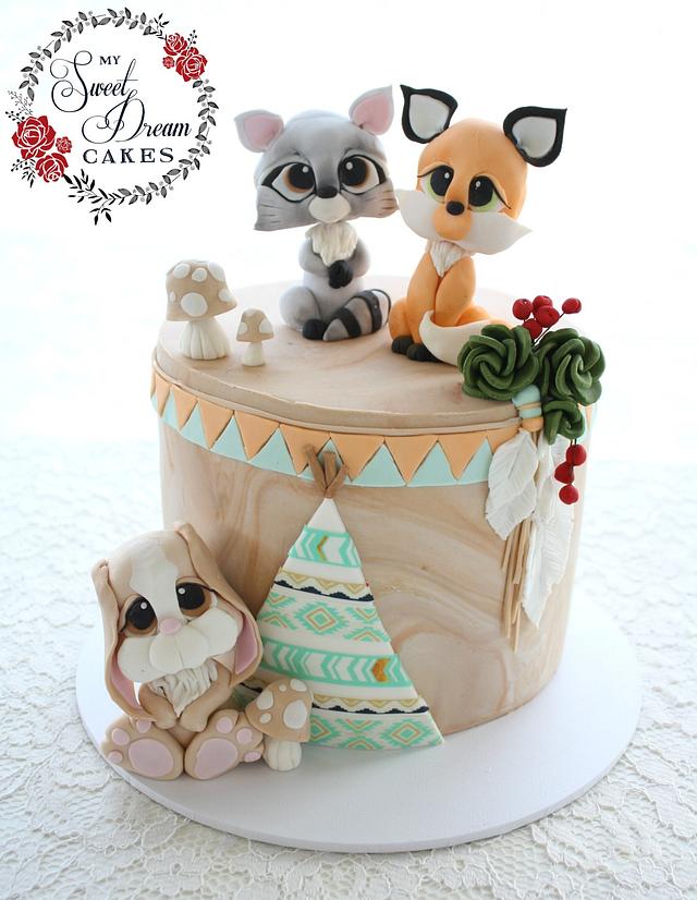 Baby Boho - Decorated Cake by My Sweet Dream Cakes - CakesDecor