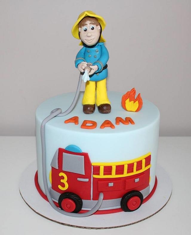 Fireman Sam - Decorated Cake By Adriana12 - Cakesdecor