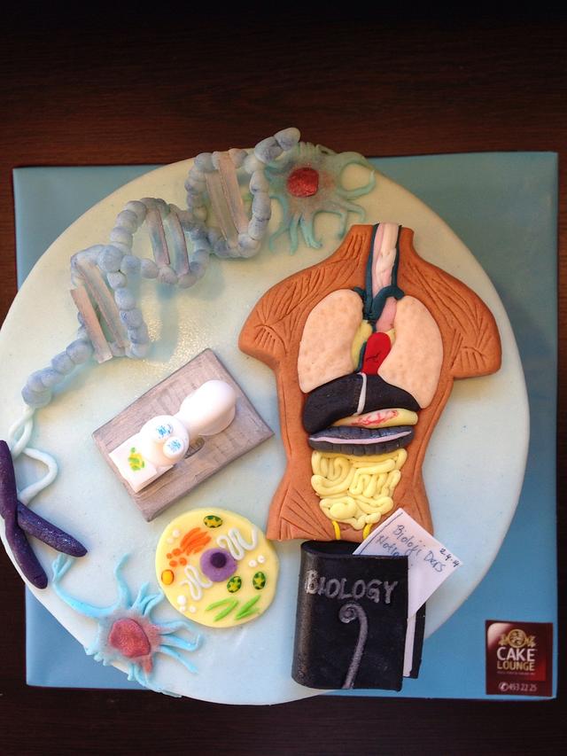 Birthday cake for a biology teacher Cake by Cake Lounge CakesDecor