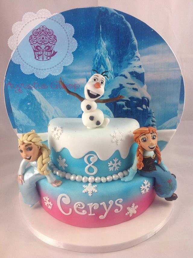 Frozen - Decorated Cake by Kay Augustus Gloop Cakes - CakesDecor