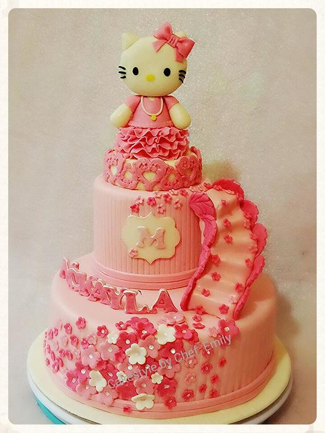 Hello kitty cake - Cake by Cakestyle by Emily - CakesDecor