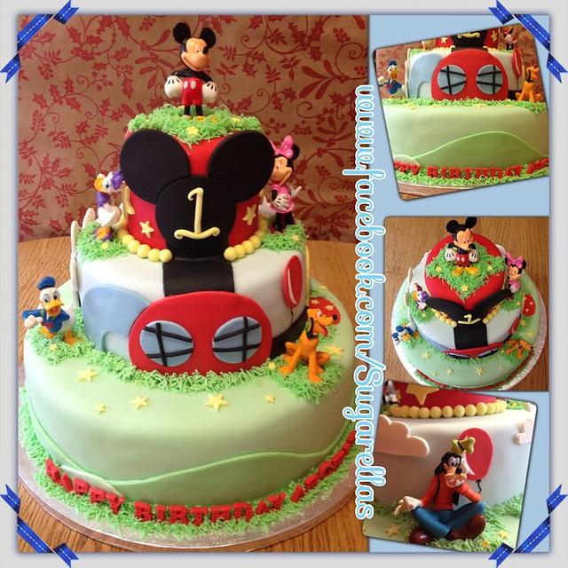 Mickey Mouse Clubhouse! - Decorated Cake by Amanda - CakesDecor