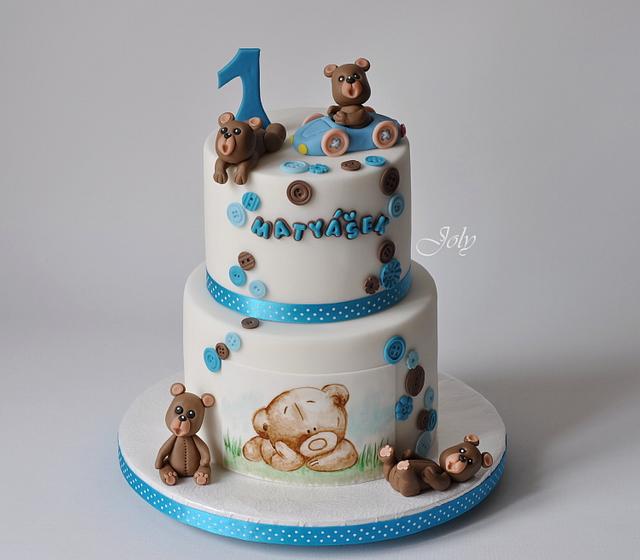 With teddy bears - Decorated Cake by Jolana Brychova - CakesDecor