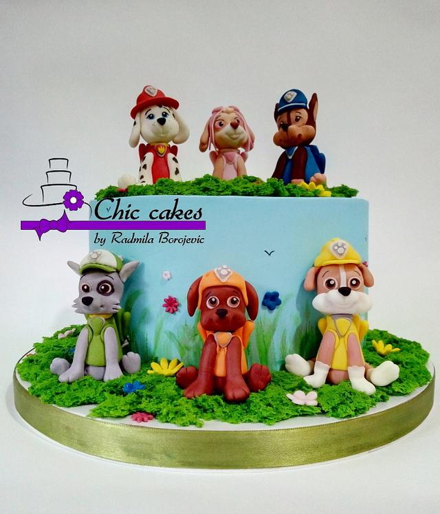 Paw patrol for little boy - Decorated Cake by Radmila - CakesDecor