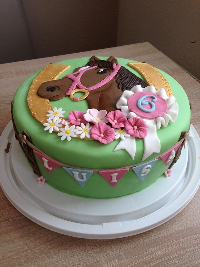 Horse Birthday cake - Decorated Cake by Jasmin Kiefer - CakesDecor