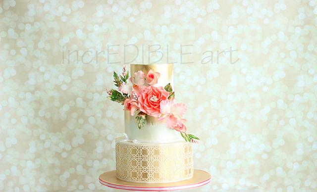 Mesmerize Wedding Cake Cake By Rumana Jaseel Cakesdecor 4335