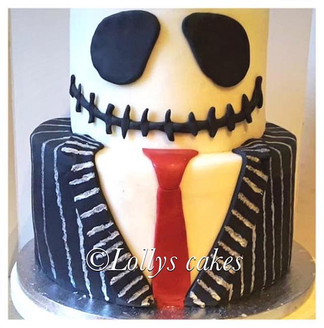 jack skellington Cake by Laura mcgill aka lollys cakes