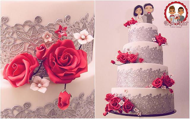 Cute Wedding - Cake by CAKE RÉVOL - CakesDecor