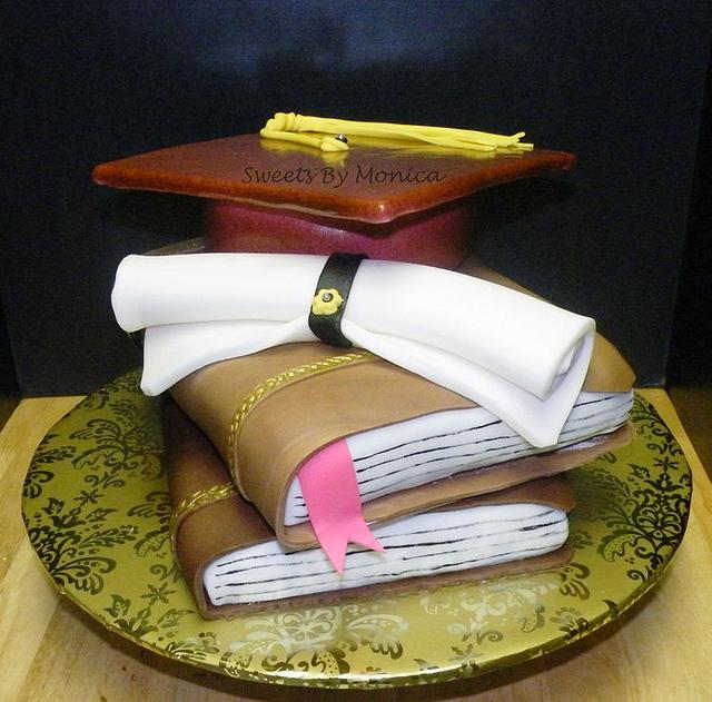 Graduation Cake - Decorated Cake by Sweets By Monica - CakesDecor