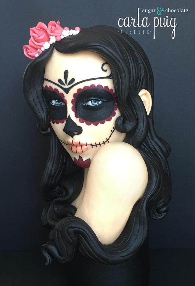 Catrina Sugar Skull Bakers 2016 Cake By Carla Puig CakesDecor   Mgpmr71cdeqvm2gy9exv 