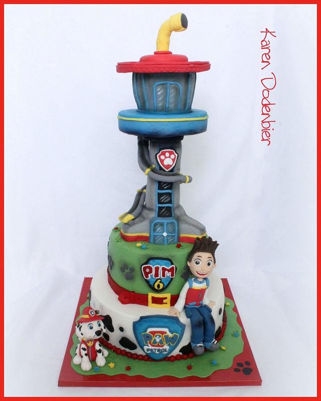 Paw Patrol - Decorated Cake by Karen Dodenbier - CakesDecor