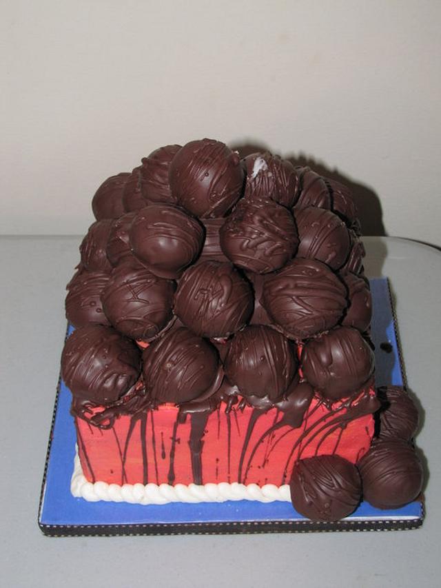 Oreo cake ball cake