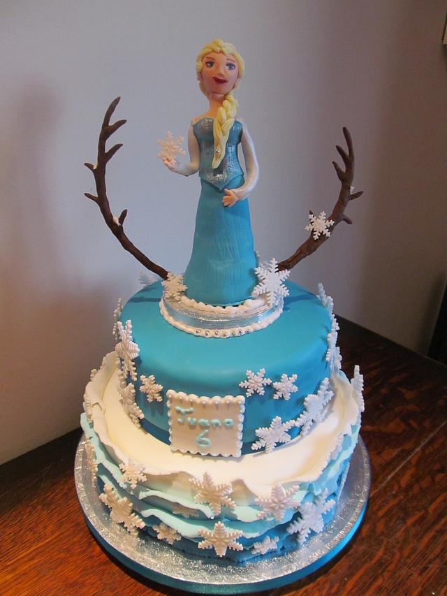 Frozen Elsa cake by nextdoor4catering CakesDecor Frozen Elsa cake by nextdoor4catering CakesDecor