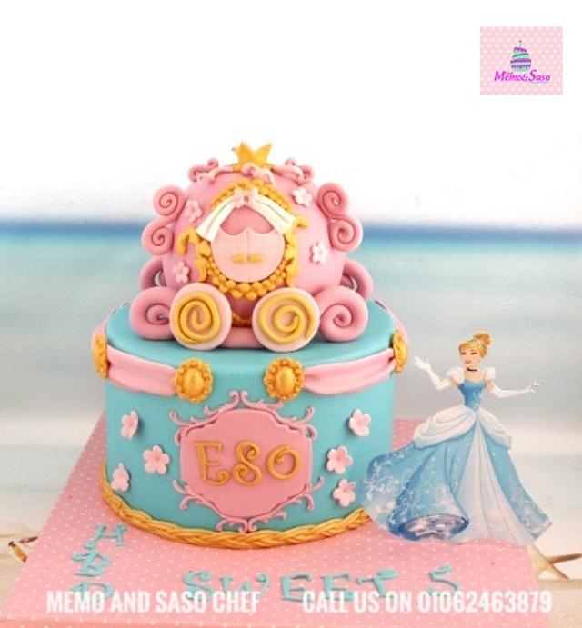 Cinderella cake 👸 - Cake by Mero Wageeh - CakesDecor