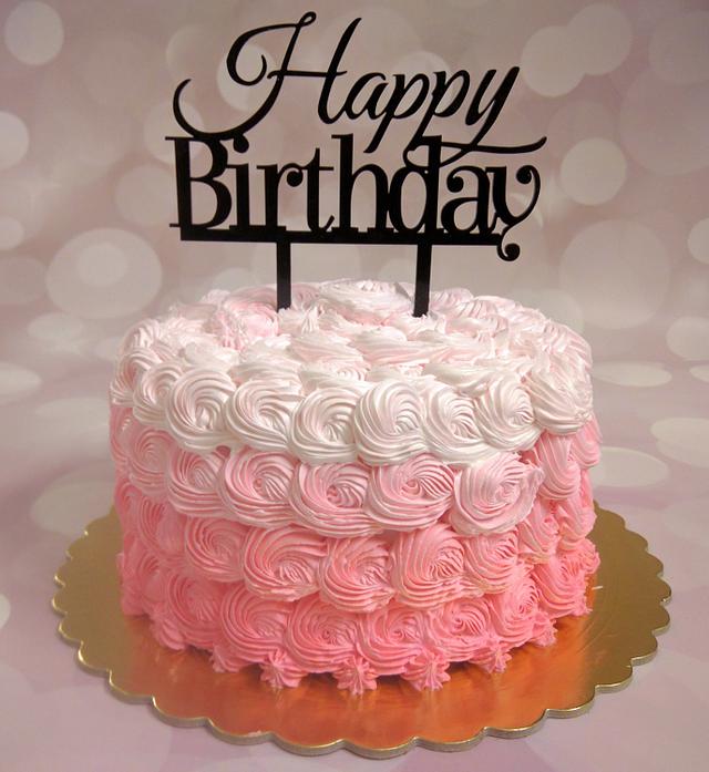 Pastel Pink Cake – Van Ness Cupcake