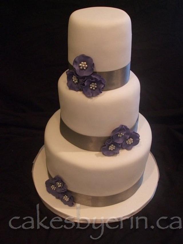 25th Wedding Anniversary Cake Cake By Erinca Cakesdecor