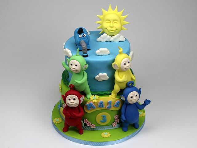 Teletubbies Birthday Cake - Decorated Cake by Beatrice - CakesDecor