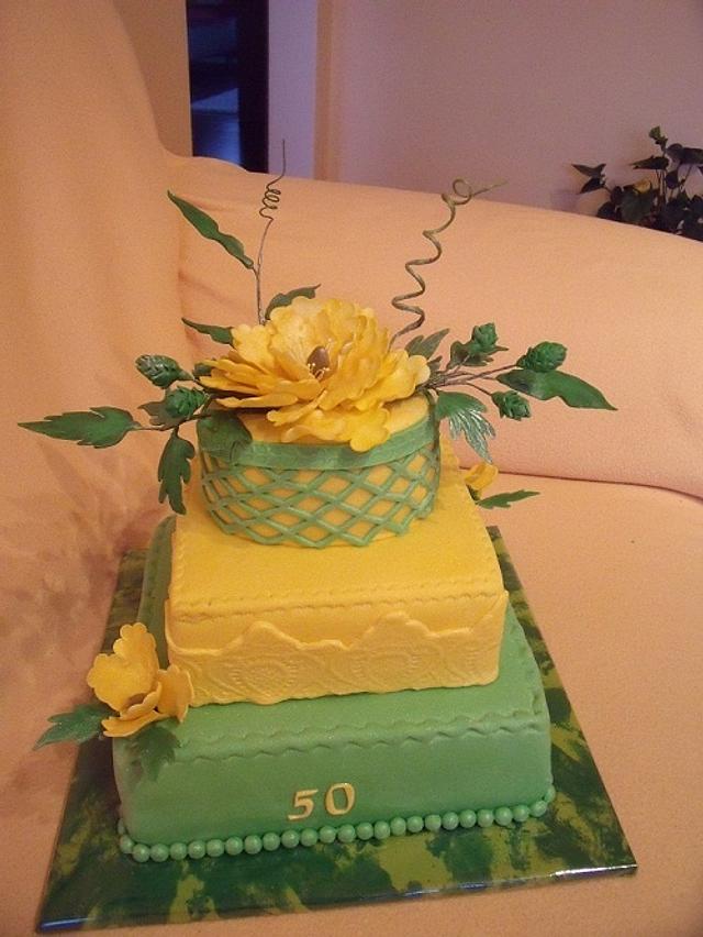 Birthday Cake Decorated Cake By Anka Cakesdecor