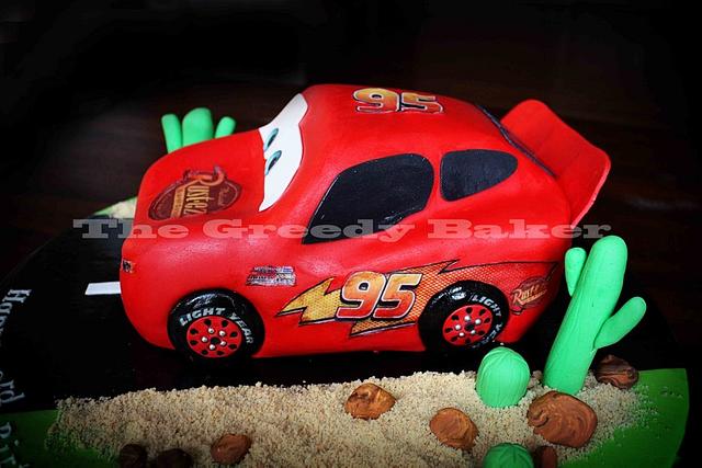 Lightning McQueen - Cake by Kate - CakesDecor