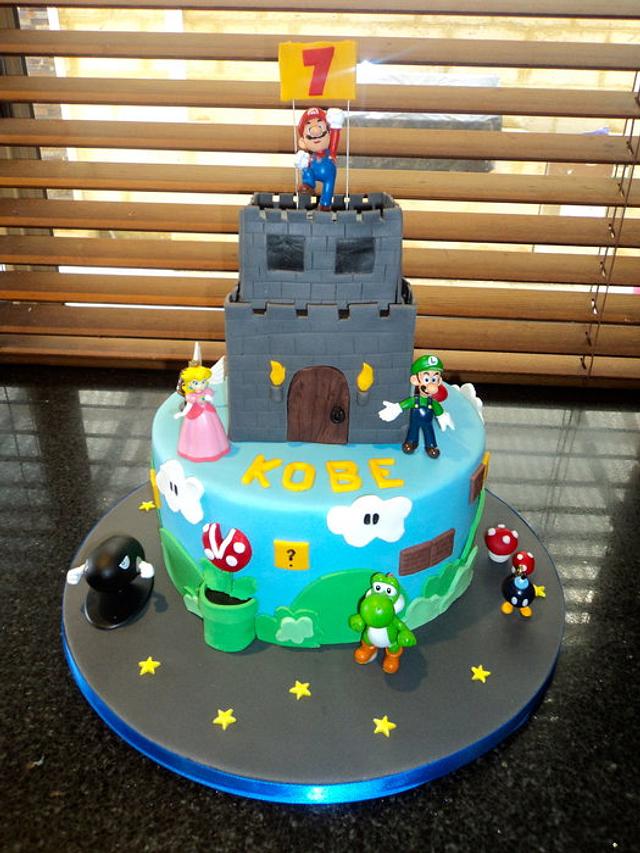 Mario & Luigi Castle Cake by Design A Cakes & Cupcakes