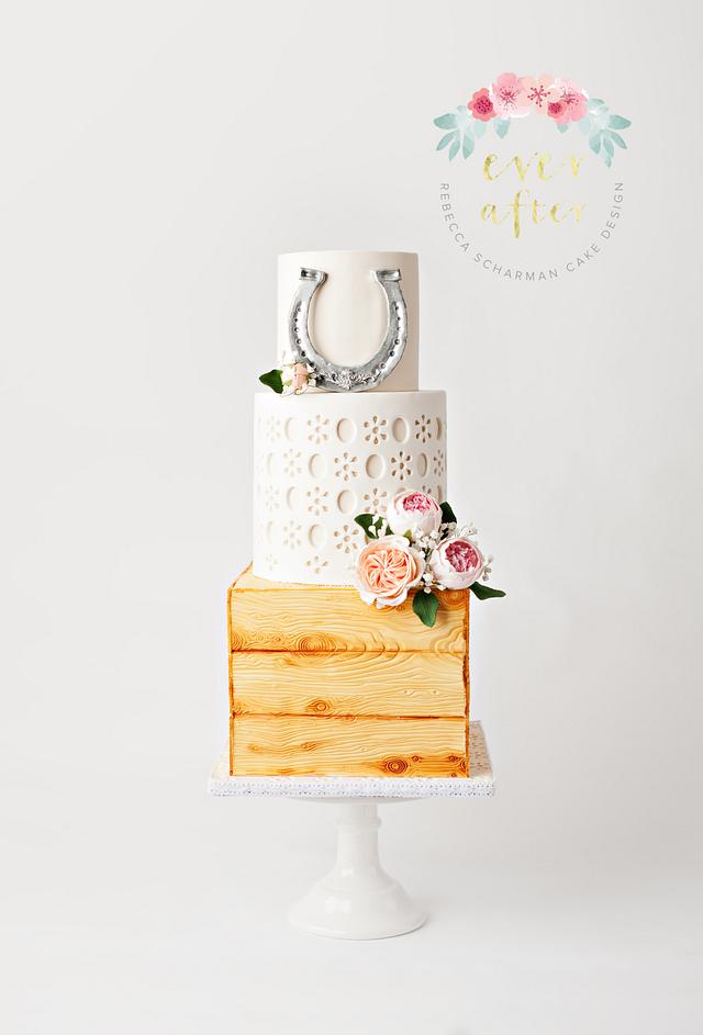 Country Chic Wedding Cake Cake By Ever After Cakesdecor