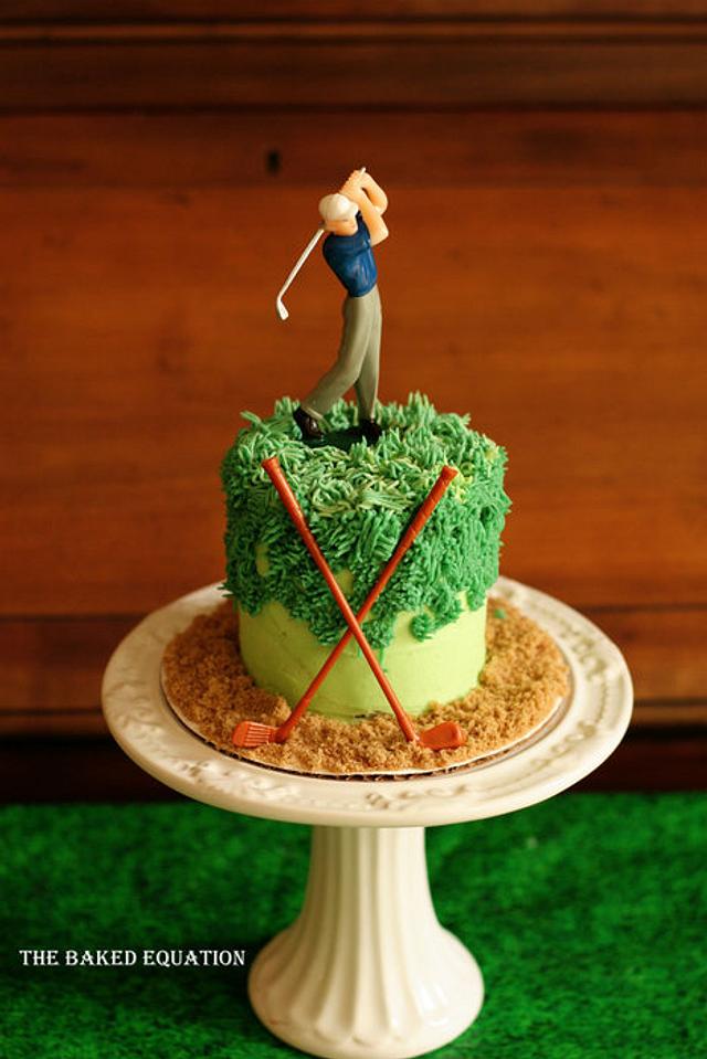 Golf Theme Cake & Cookies