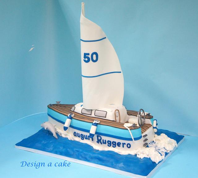 Sailing Decorated Cake By Alessandra Cakesdecor 1551