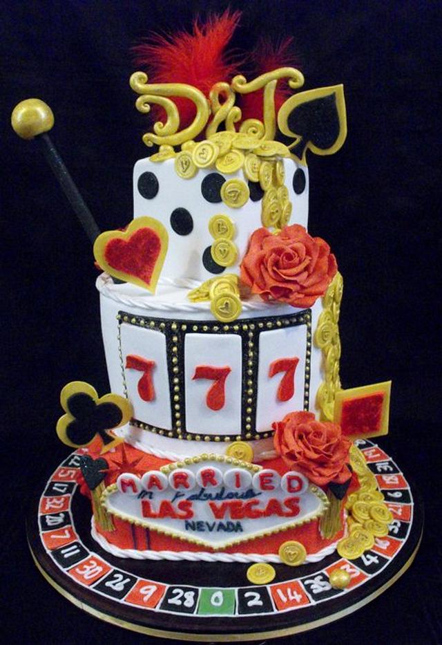 Las Vegas wedding cake