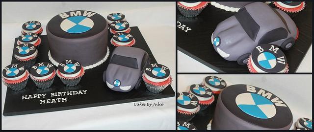 Bmw Cake And Cupcakes Cake By Cakes By Julie Cakesdecor