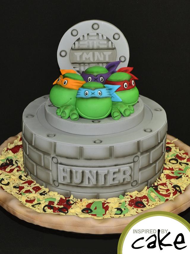 TMNT Bithday Cake - Decorated Cake by Inspired by Cake - - CakesDecor