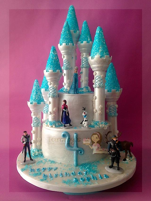 My first castle: Frozen - Decorated Cake by Tammys - CakesDecor