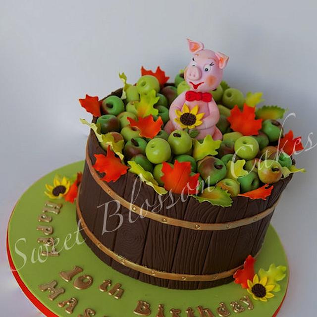 50 apples cake - Decorated Cake by Tatyana - CakesDecor