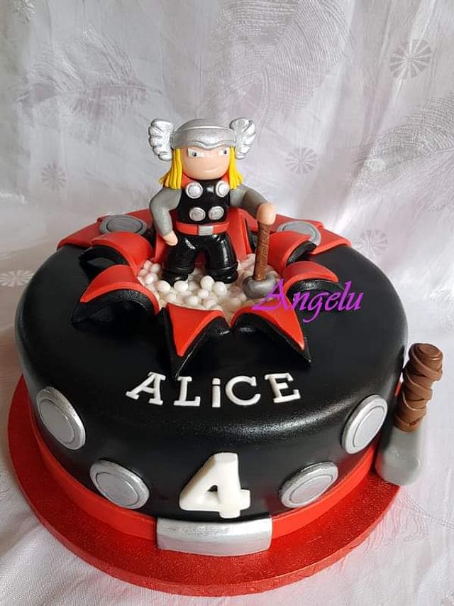 Send Thor Photo Cake Online in India at Indiagift.in