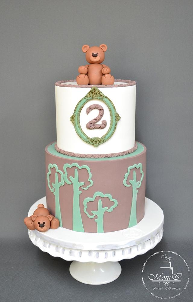 Baby bear cake - Decorated Cake by Mina Avramova - CakesDecor